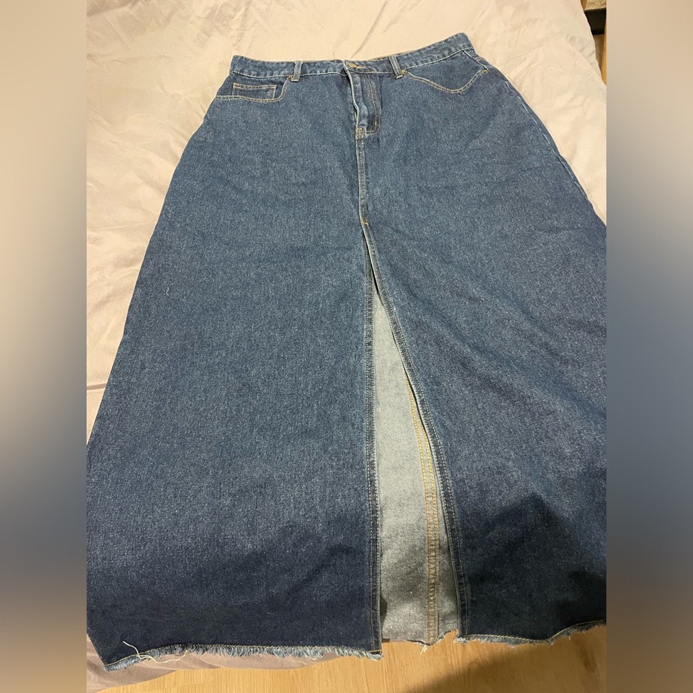 Cider Classic Blue Denim Skirt